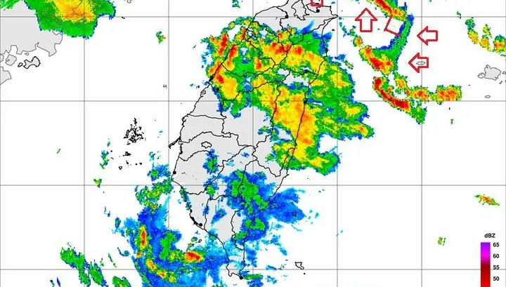雷達回波圖出現「直線、直角」　鄭明典驚：自然界很少有