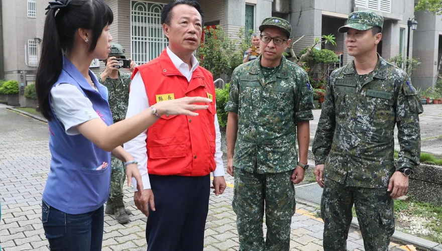 前進災區！0728大豪雨重創嘉義　翁章梁感謝國軍弟兄挺身而出