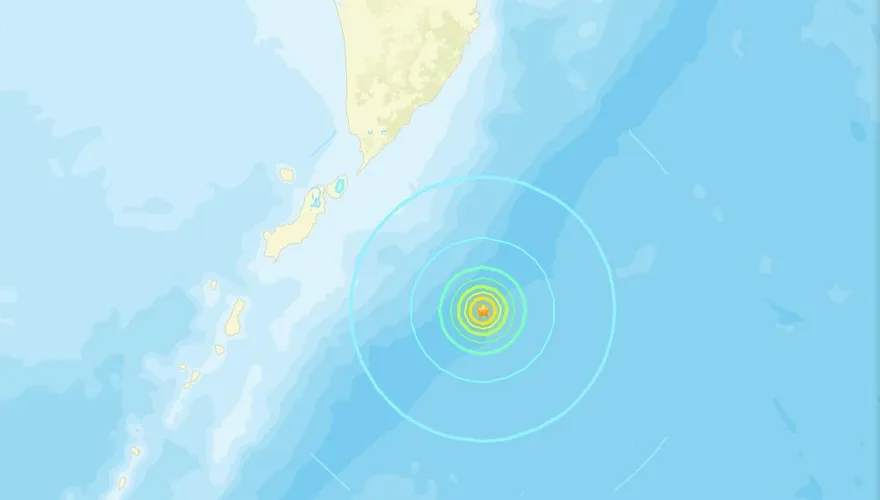 俄羅斯又搖！千島群島外海規模6.2地震