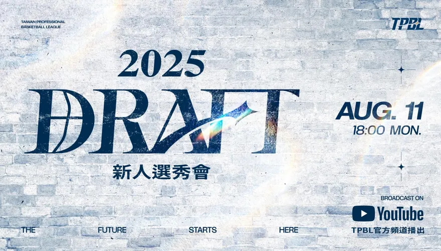 TPBL/新人選秀會8/11登場！攻城獅得到狀元籤