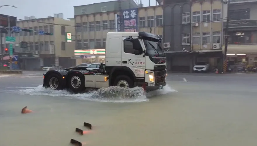 台南暴雨淹水！南鯤鯓國運籤「屋漏逢連夜雨」預言成真