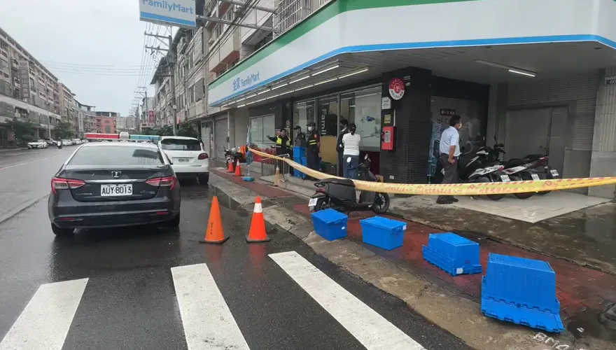豐原超商驚傳兇殺案！57歲男買東西遭埋伏刺殺　送醫不治
