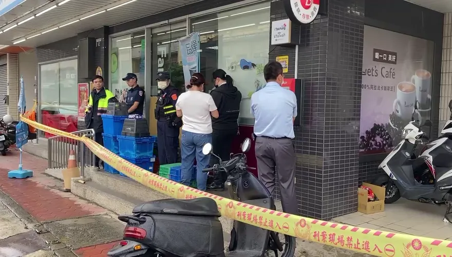 影/豐原超商捅死人！兇手投案　目擊者：1人打招呼1人動手