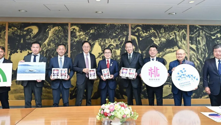 張善政訪日取經瀨戶內藝術祭　香川縣知事、議長親接待