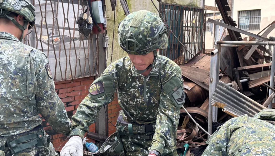 協助災區清淤和復原　陸軍第四作戰區：秉持愛民助民精神
