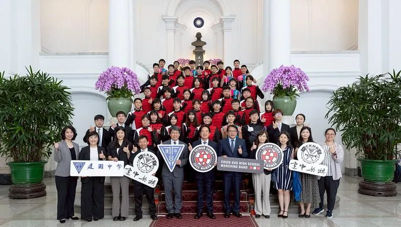 建中樂旗聯隊奪冠　賴清德致賀：全體人民共享榮耀