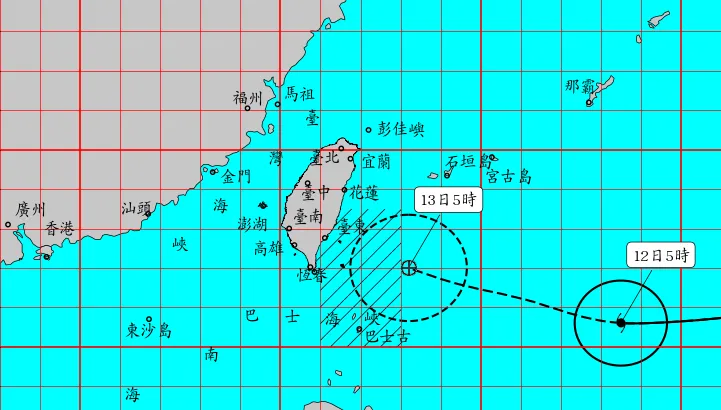 「小鋼炮」楊柳颱風準備撞進來！05:30發海警　陸警時間曝