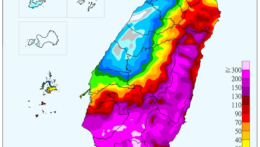 花東防楊柳破壞性強風　吳德榮：東半部及南部防致災雨