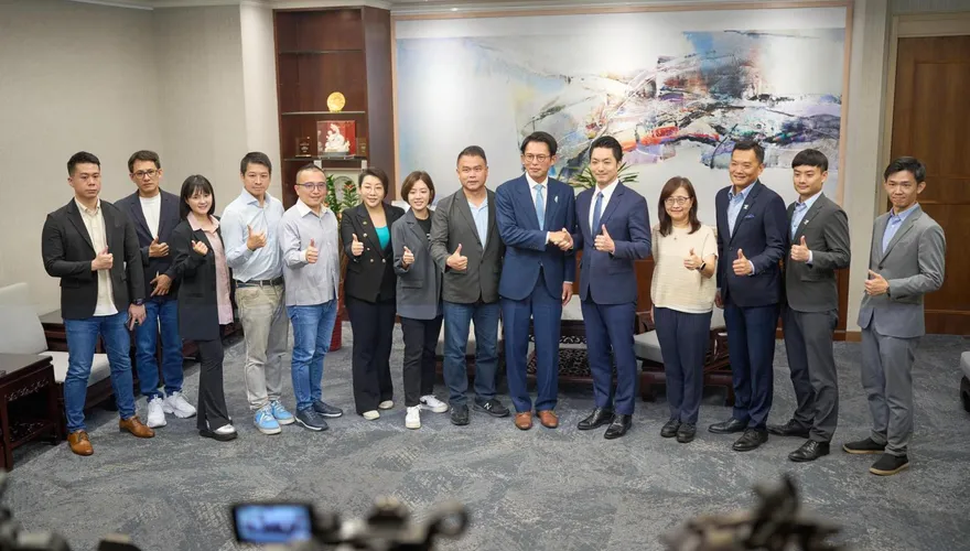 民眾黨拜會台北市府　蔣萬安重申力挺核三廠延役