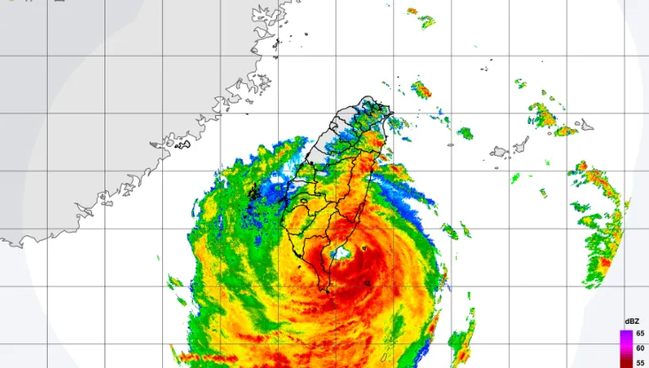 颱風眼清晰可見　氣象署估：楊柳中心13:00登陸