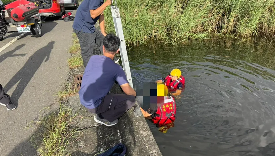 確定身亡！嘉義爆噩耗「7旬翁落水當場慘死」