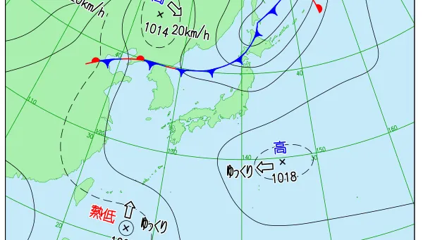 日本氣象廳：菲律賓東方熱帶低壓生成　估往北移動