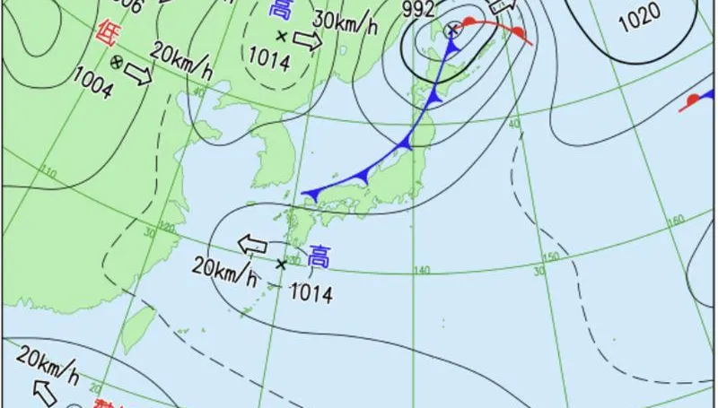 93W升級熱帶低壓　日本氣象廳：往南海一帶前進