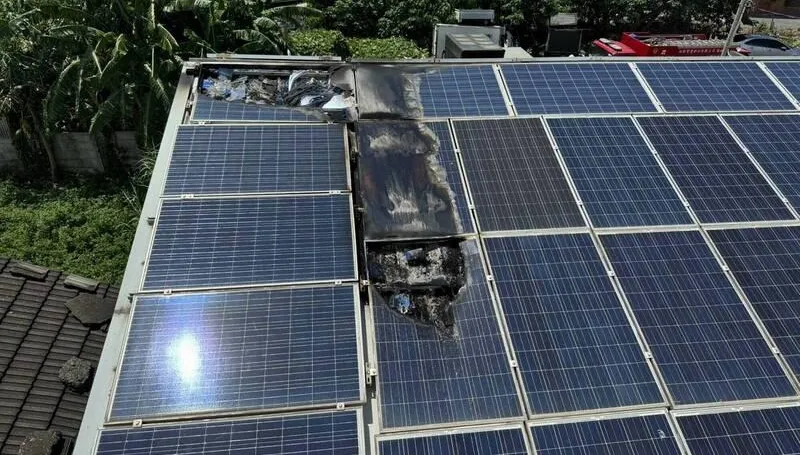 彰化太陽能板3年8起火災！　消防局揭「短路」為主因
