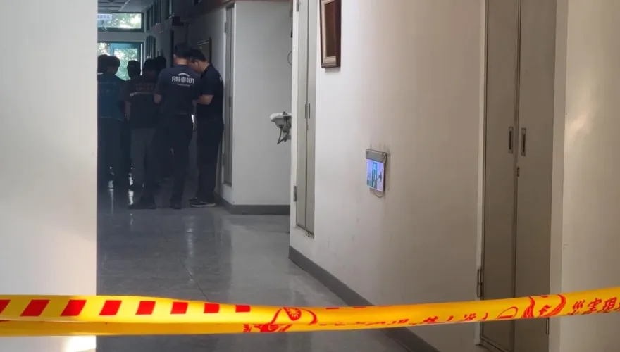 影/台中中興大學實驗室強酸廢液冒白煙　2學生送醫