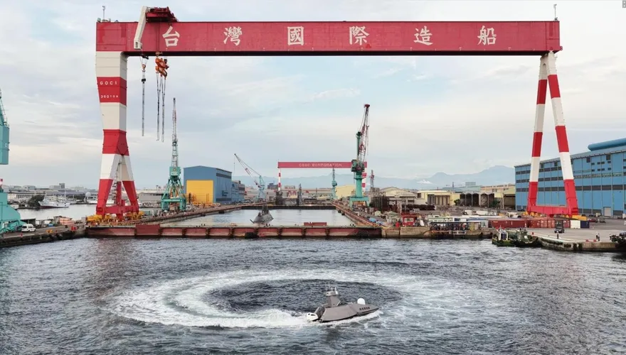 台船自製奮進魔鬼魚號無人船　國內首獲美驗船協會認證