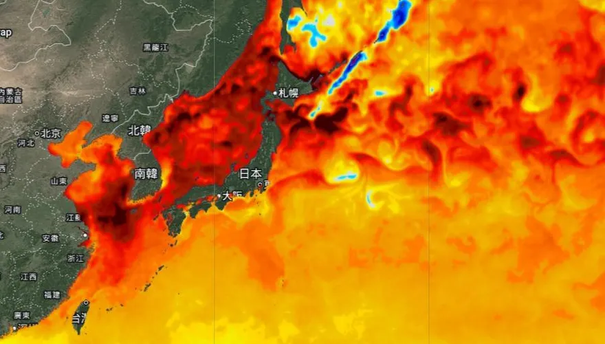 海溫降得慢「又回到紅色系」 　鄭明典：感覺夏季拉長了