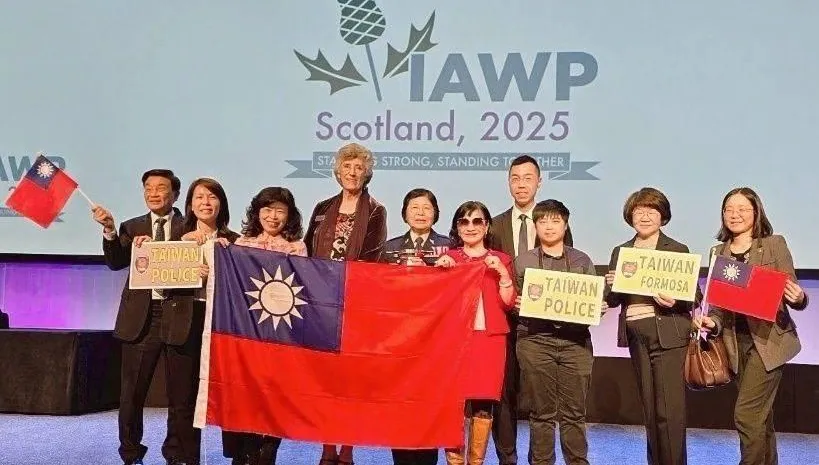 影/首位警政署女副署長成「台灣之光」　赴英受頒國際大獎