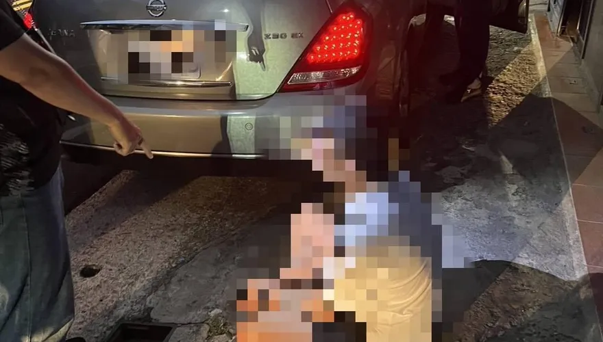 老母被騙400萬超氣！　悍女私約車手「跳上引擎蓋」畫面直擊
