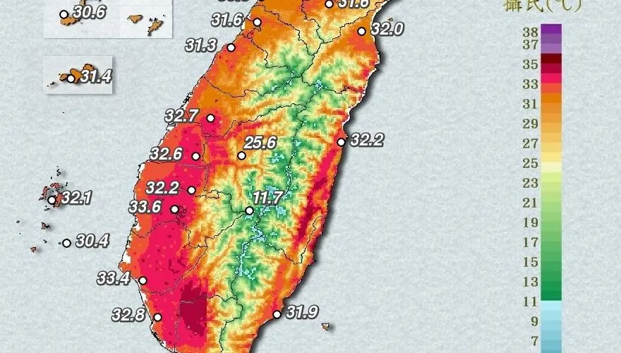 週五烤番薯！北南燒燙燙　8縣市高溫36度持續中