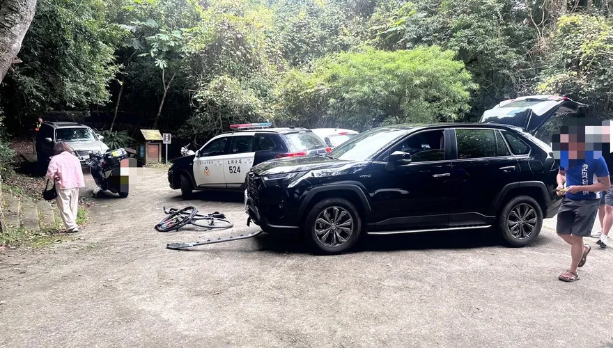 影/雪霸山區死亡車禍！48歲單車男路邊休息　遭休旅車撞死