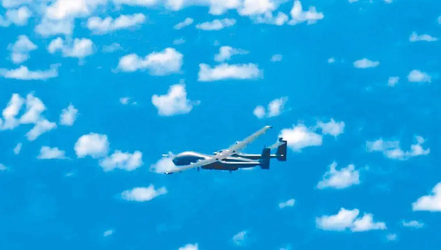 解放軍機艦擾台　無人機環台航跡曝光！