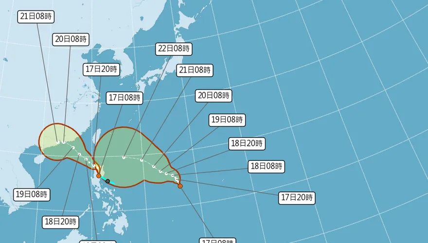24hrs內有望現雙颱！熱帶低壓又生成　日氣象廳發烈風警報