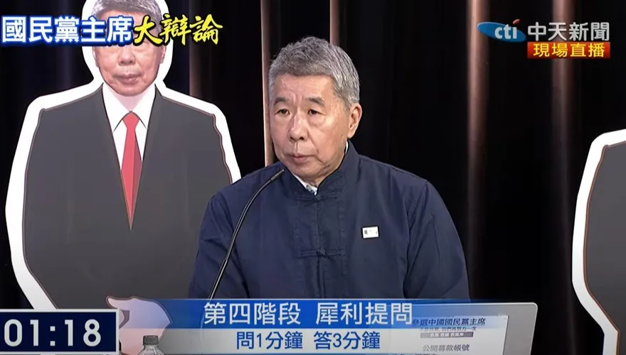 國民黨主席大辯論/蔡正元犀利問選戰　張亞中曝黨魁兵權、藍白合作機制