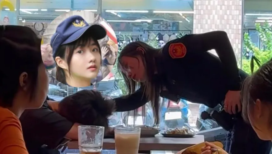 影/汐止現「顏值超頂」女警小姐姐！暖心39秒叫醒顧客網瘋傳