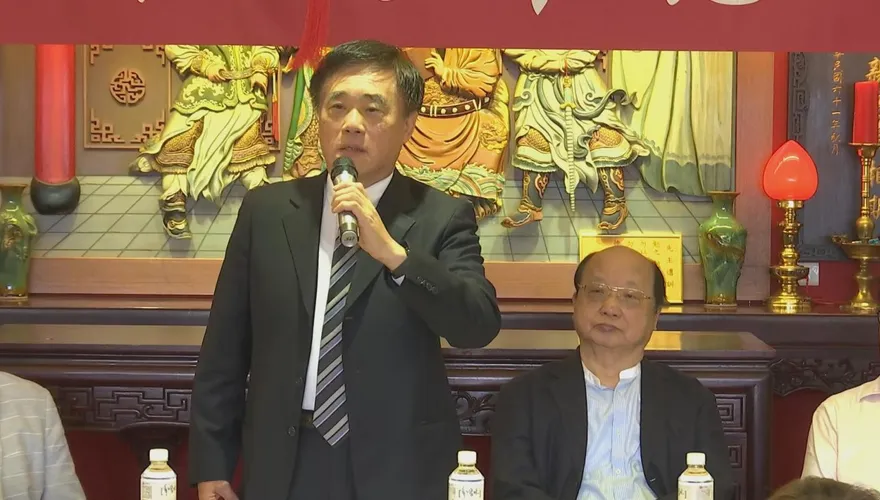 胡志強陪同拜會軍公教團體　郝龍斌拋黨魁政見：力阻年金縮減