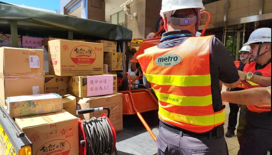 北捷組14人救災隊前往光復　蔣萬安：台北和花蓮會站在一起