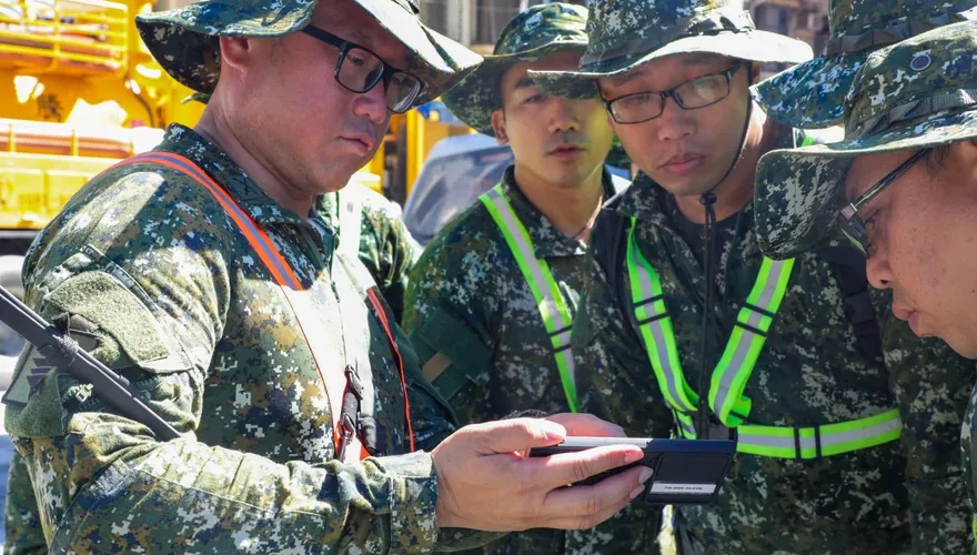 國軍用TAK建花蓮救災共同圖像　已投入2500兵力