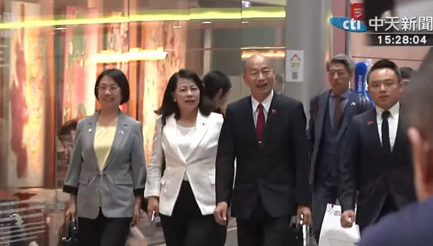 韓國瑜率團赴日本參訪　綠委都大讚：全都站在國家立場發言