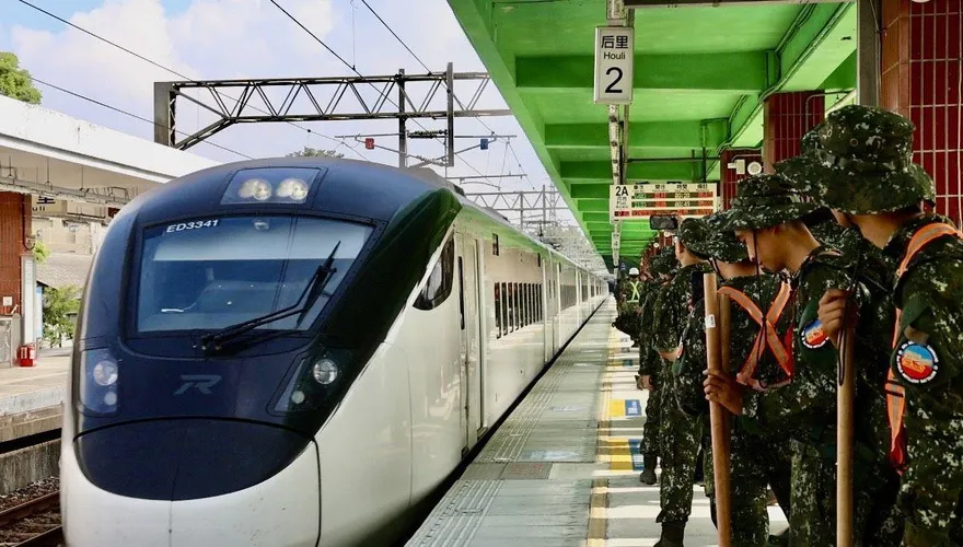 拚光復鄉復原全力以赴　國軍跨區輪替兵力搭列車前進花蓮