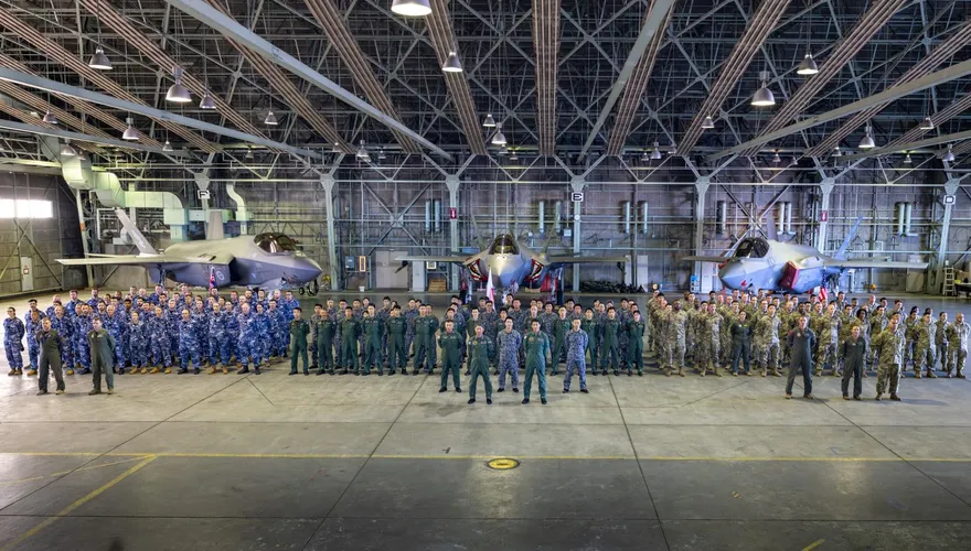 日、澳、美F-35A齊練武　「武士道守護者」聯合演習登場