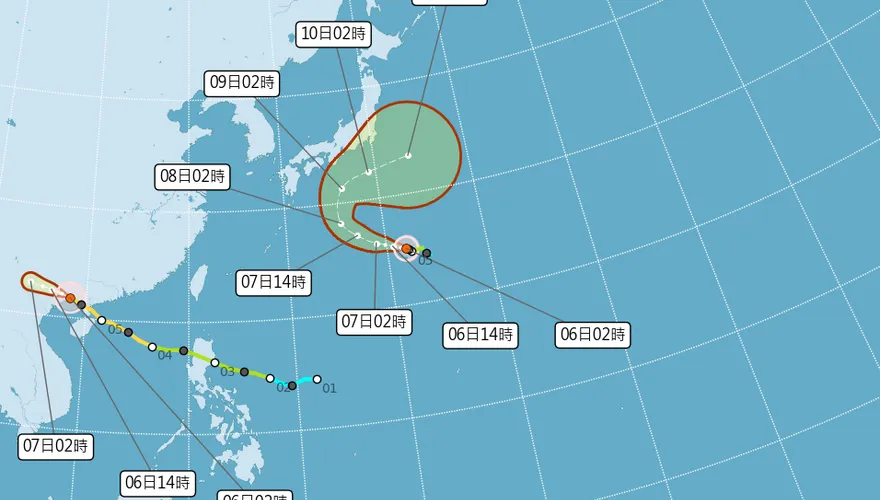 哈隆颱風「大迴轉」最新路徑曝光　吳德榮估：直逼強颱