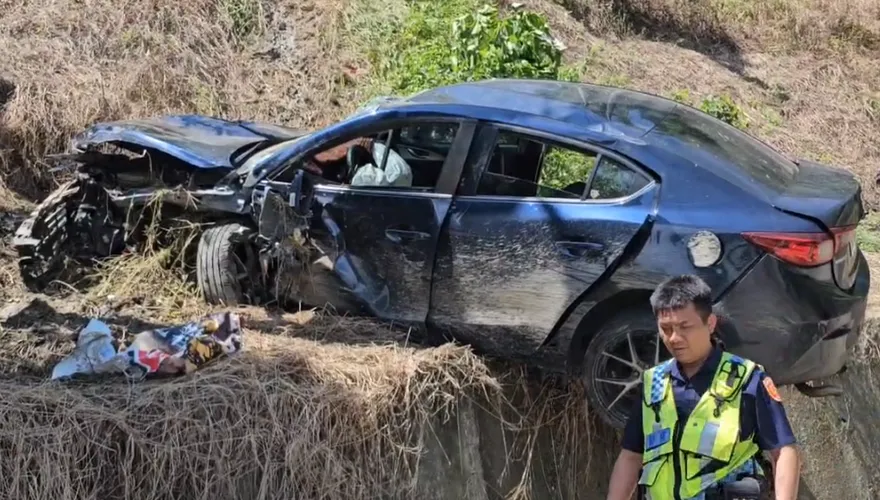 影/中秋悲劇！台南無照駕駛撞飛17歲少年墜谷亡　警遭控包庇回應了