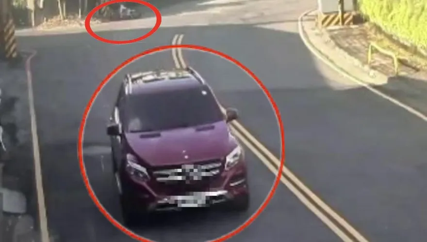 影/連下車察看都沒有！黃子佼「開車撞倒婦人肇逃」畫面曝光