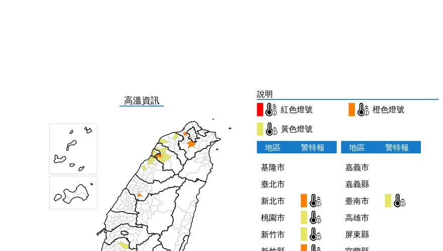 高溫警報！3縣市飆破36度　氣象署籲防曬多補水防中暑