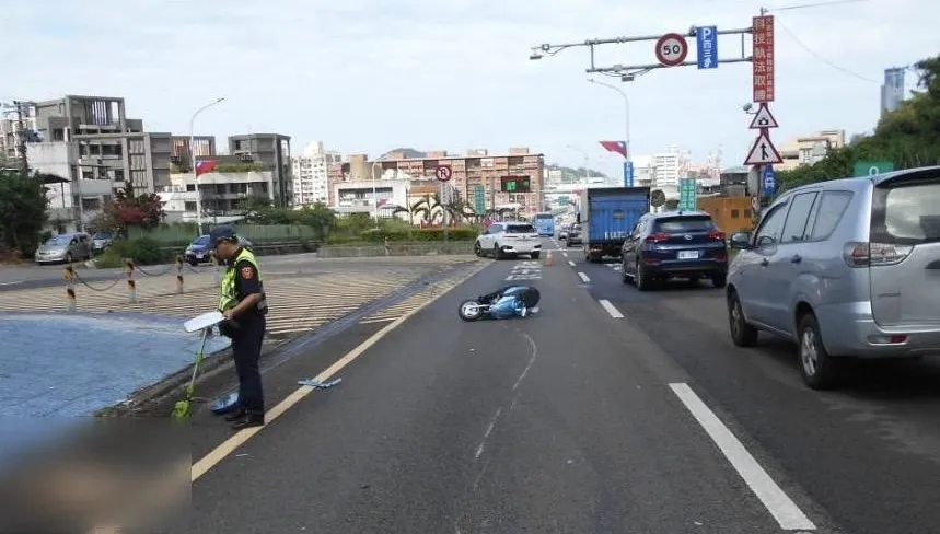 基隆男騎機車闖國道追撞BMW　無呼吸心跳送醫搶救