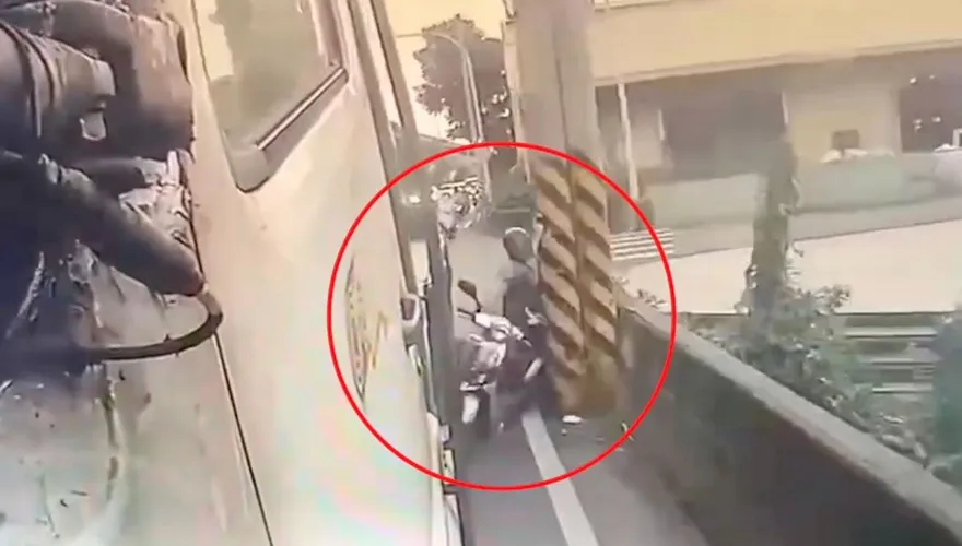 影/彰化阿伯自撞電桿又被貨車夾擊　骨折命危送醫搶救