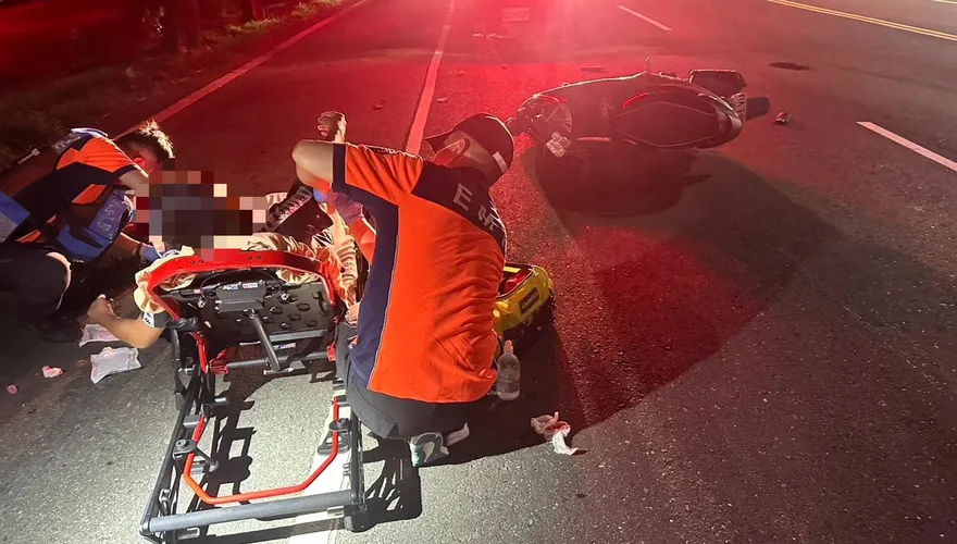 收假不平靜！台南玉井3機車對撞　2歲女童等7人送醫
