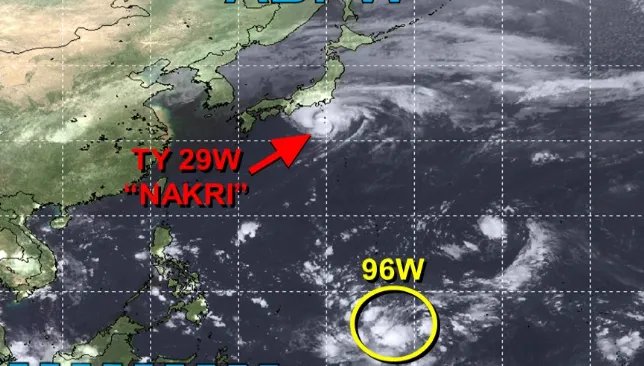 熱帶擾動96Ｗ增強！最快10/17生成「風神」颱風