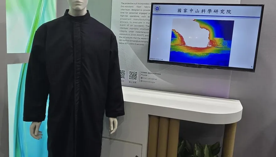 展國防創新技術　中科院防焰耐燃服提升3000度高溫逃生機會