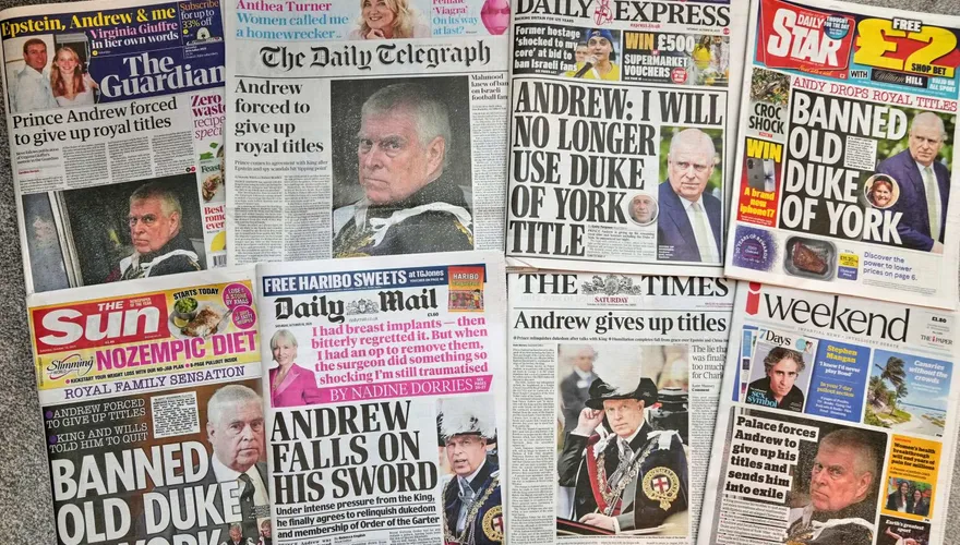 艾普斯坦案纏身！英國安德魯王子宣布放棄約克公爵頭銜