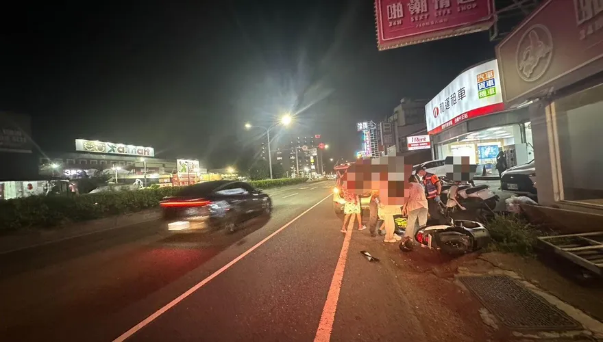 機車追撞右切轎車下場曝　警方：轎車違規最高罰1800