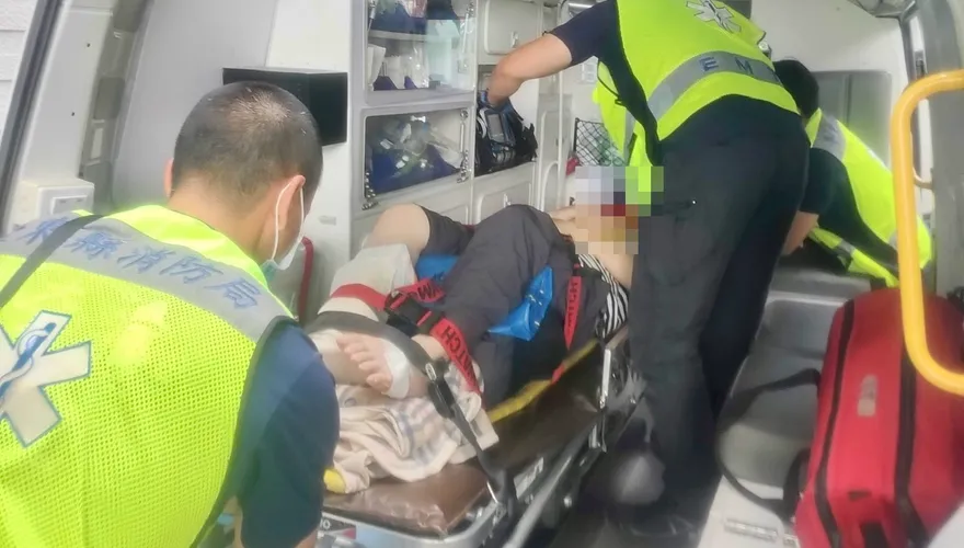 台東某大學男子墜樓　腿部骨折緊急送醫