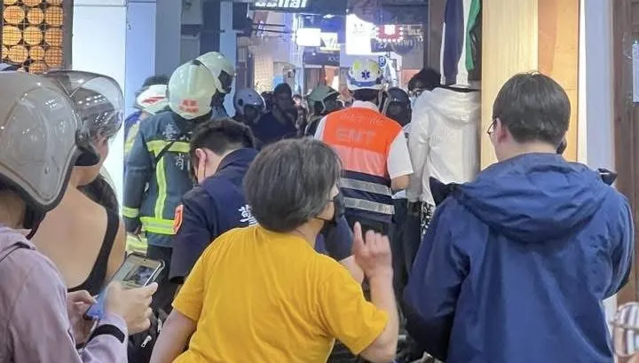 北市五分埔商圈火警　建物3樓冒火煙1人受傷送醫