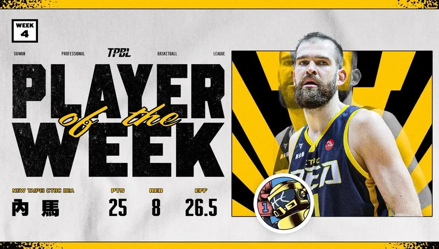 TPBL/妻小都剛好在台灣看！　中信特攻內馬奪單週MVP