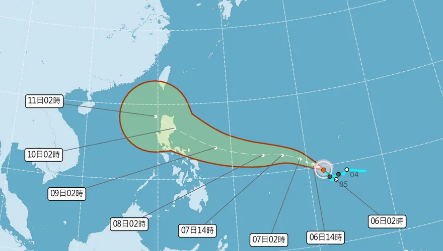 鳳凰颱風生成！恐達中颱上限　11/11、12最靠近台灣